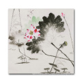 Wholesale Home Decoration Wall Art Lotus Pond Chinese Ink Painting